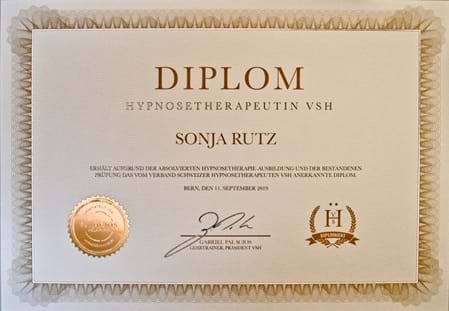 Hypnose-Aadorf - Diplom Hypnosetherapeutin VSH Sonja Rutz
